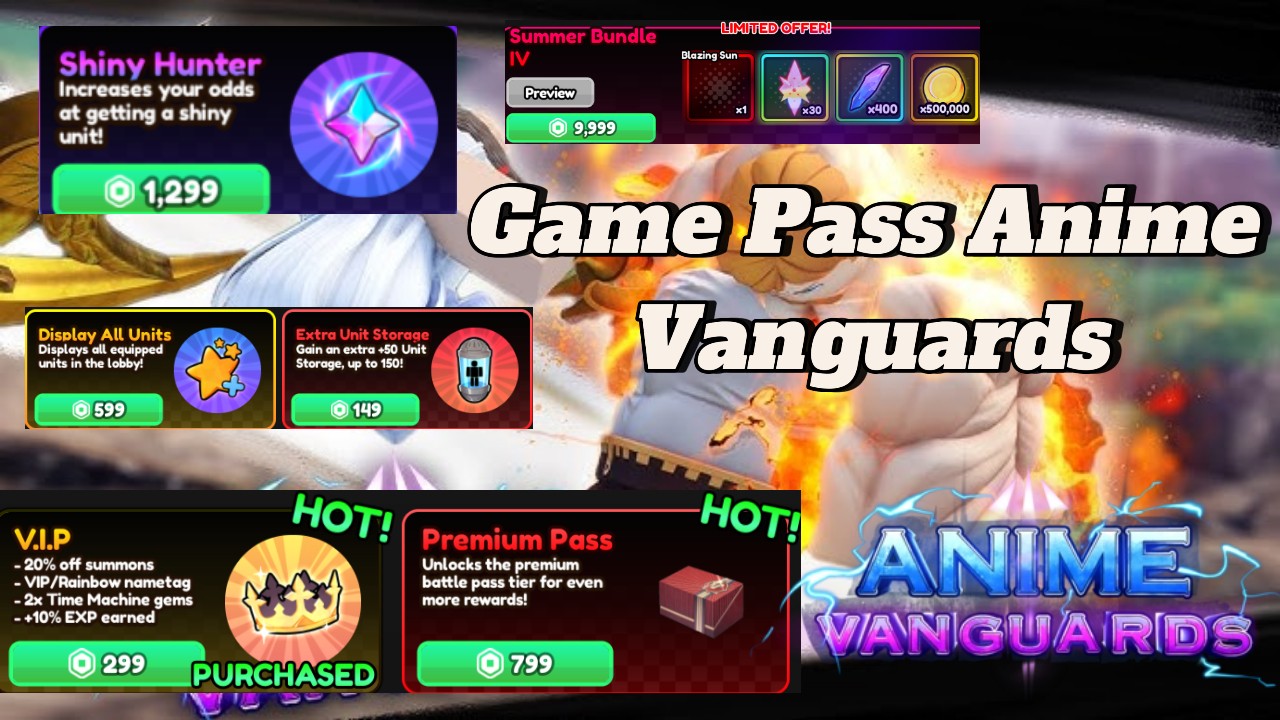 Game Pass Anime Vanguards